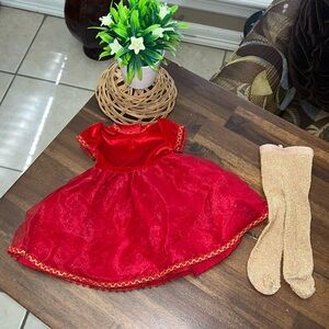 American Girl | Toys | American Girl Pleasant Company Vintage Holiday Berry  Christmas Outfiti | Poshmark